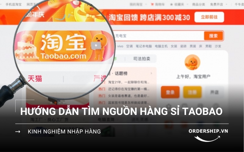 5 cách tìm nguồn hàng sỉ Taobao