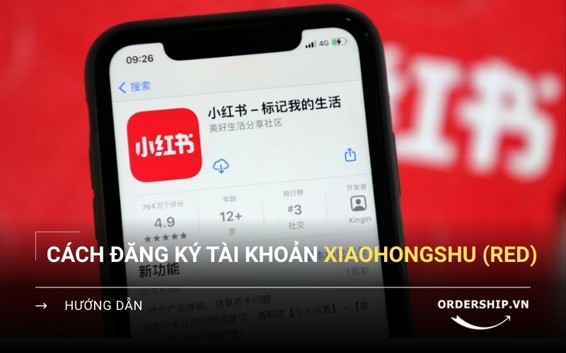 Cách đăng ký tài khoản Xiaohongshu