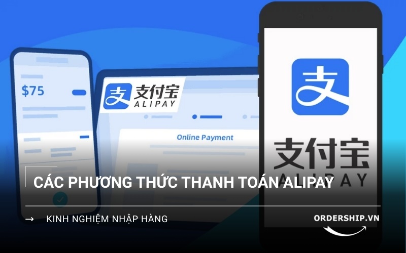 Các hình thức thanh toán Alipay